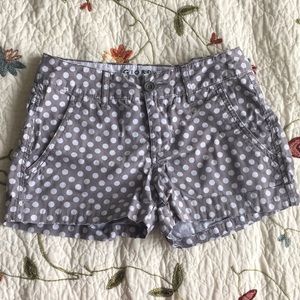 Grey Poka Dot Shorts